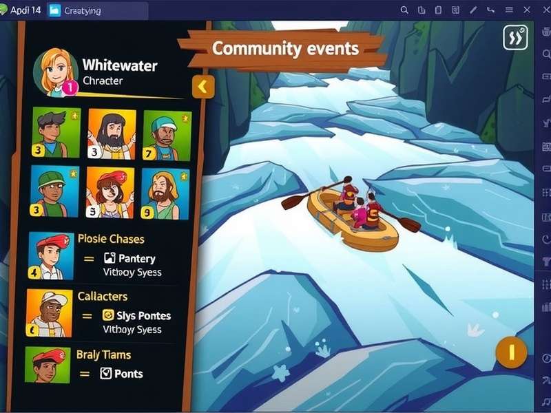 Rapids Runner Expedition character customization screen